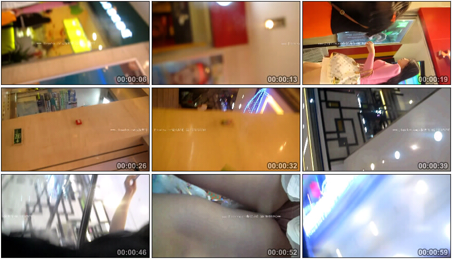 【街拍丝袜忽悠CD】清纯冷艳美女上电梯CD和热裤丝袜骚妇还不如不穿这么短整个PG都露出来了稍微再下一点点短 ...