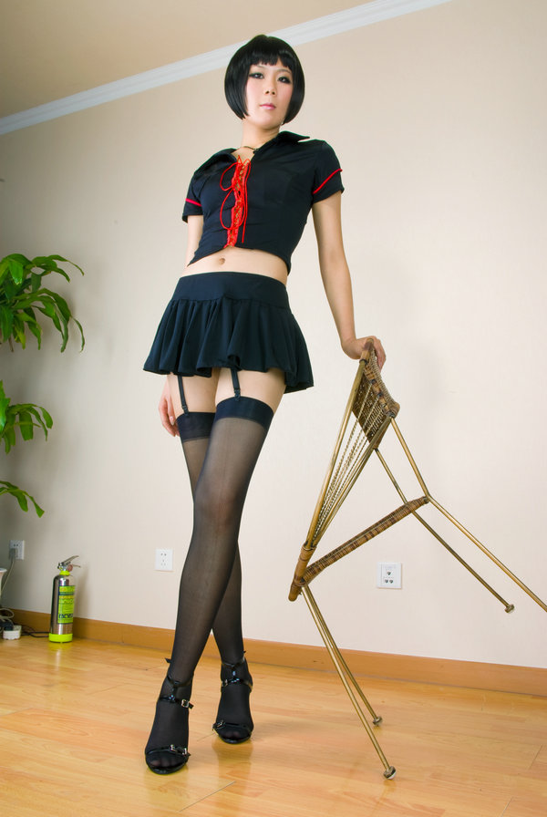 [拍美VIP] 2009.01.12 小夜 黑色夜店装 Vo1 [10P]