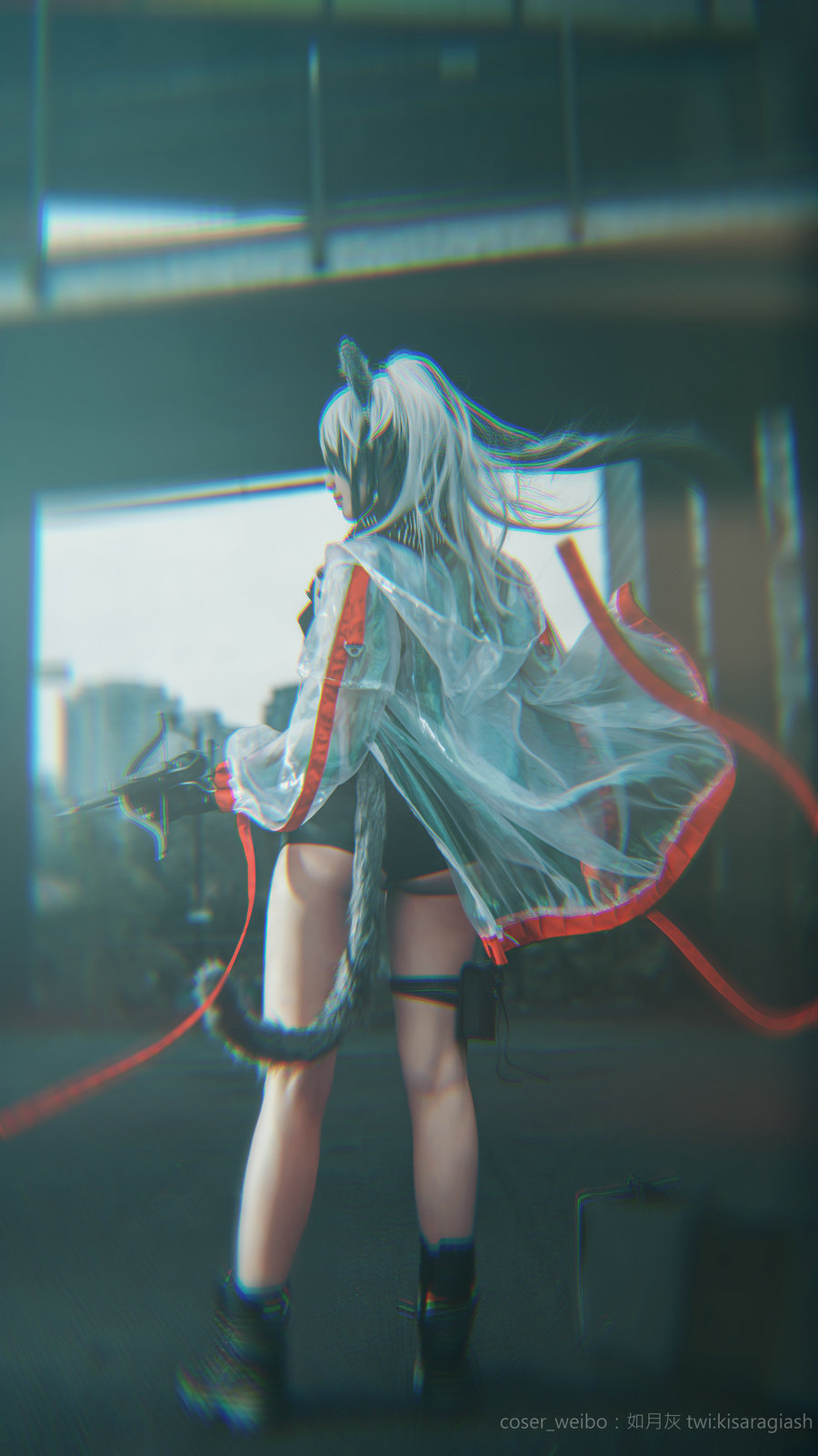 动漫博主如月灰 - 明日方舟 黑 [9P-41MB]