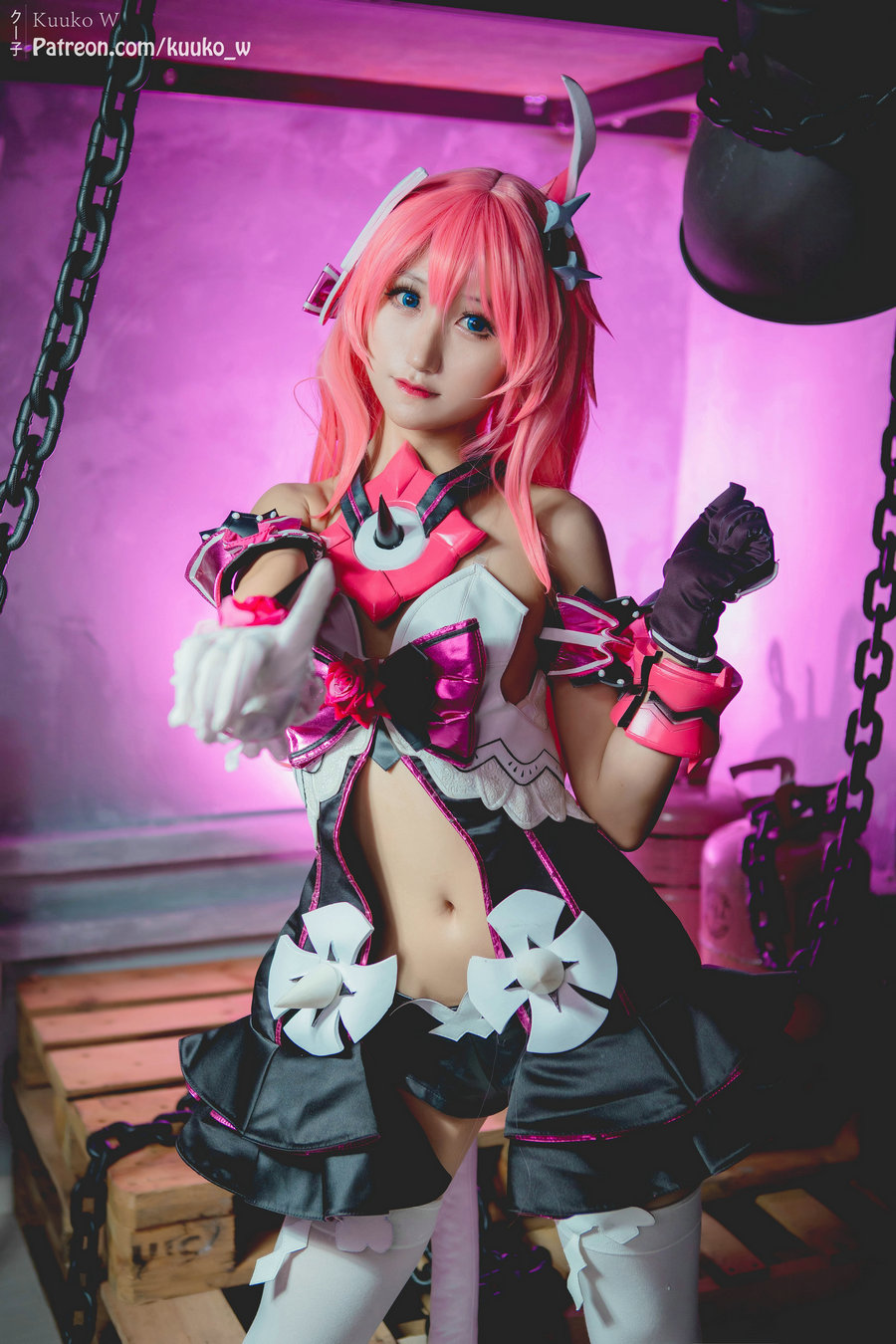 (Cosplay) [KuukoW] Kuuko クー子 - Rosalia - Honkai Impact [23P219MB]