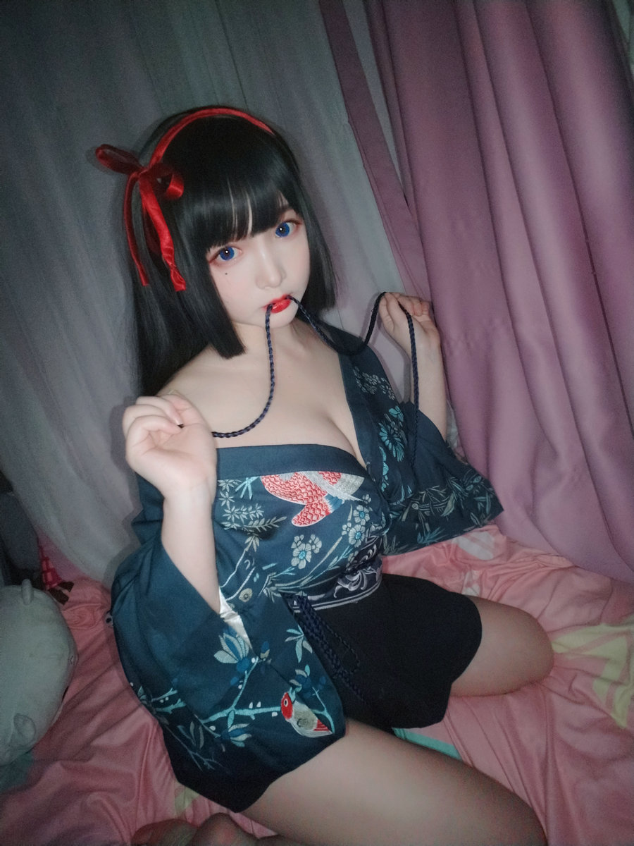 二次元美女古川kagura - 浴衣 [42P4V-240MB]