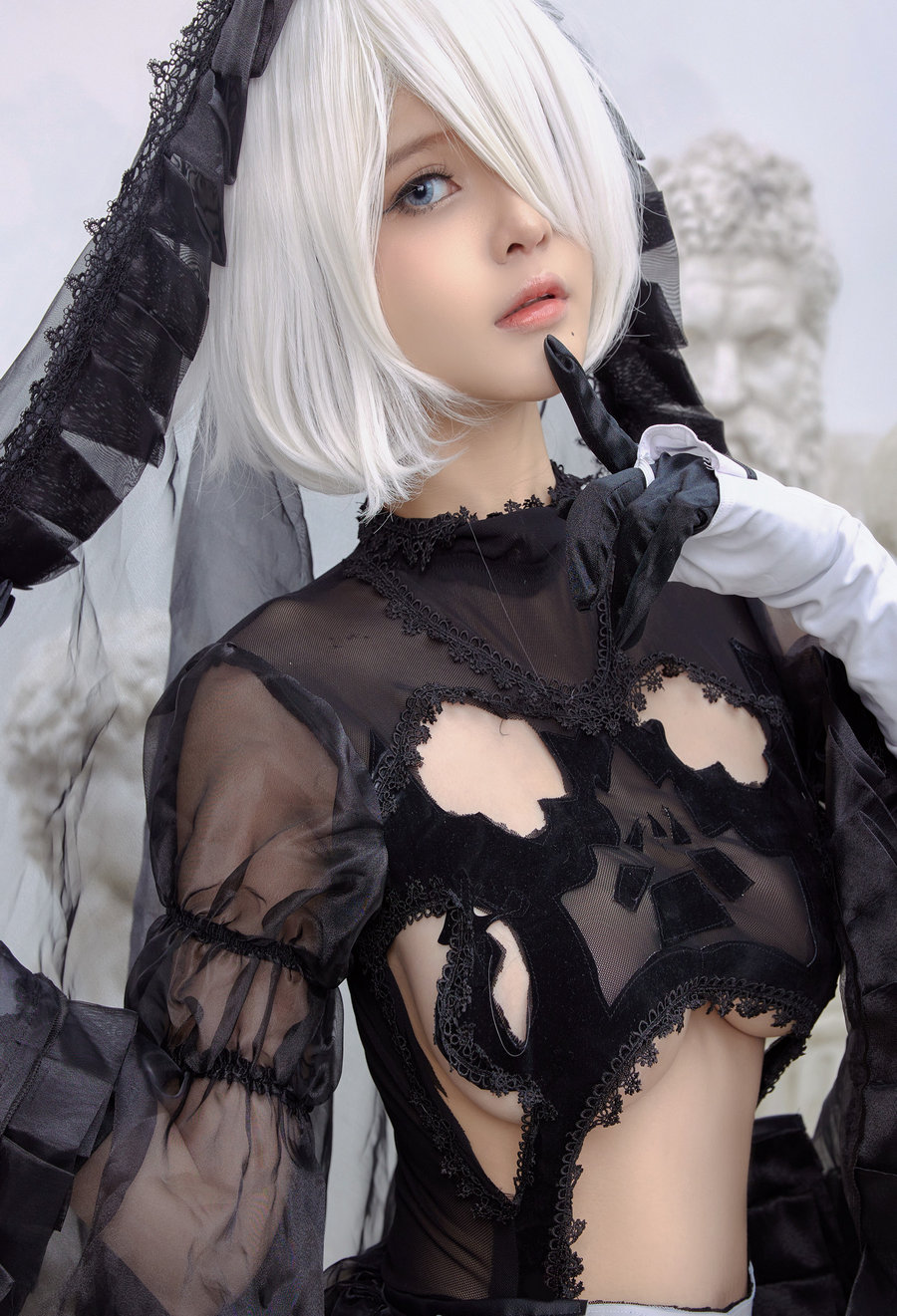 Azami福利 - 2B Black Dress [19P-220MB]