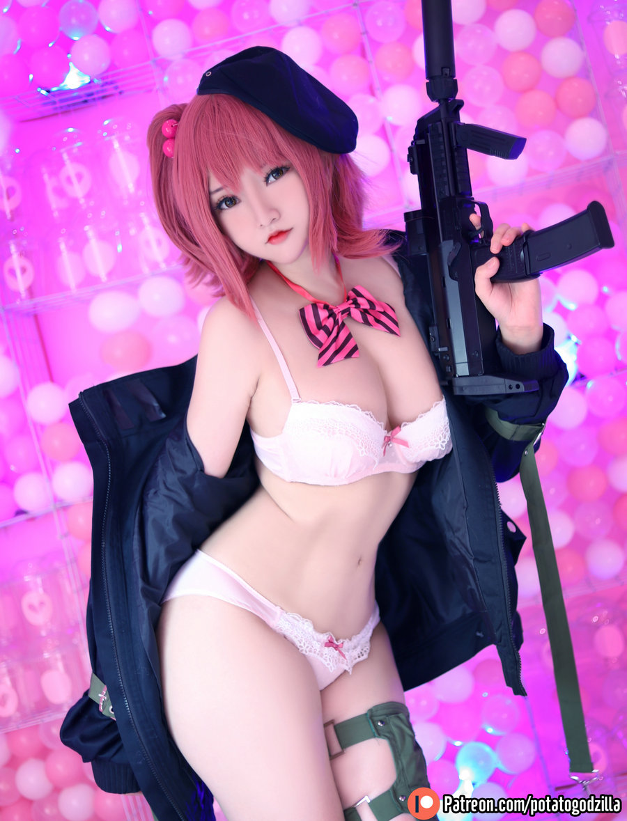 Coser小姐姐Potato Godzilla - MP7 (Girls Frontline) [41P-348MB]