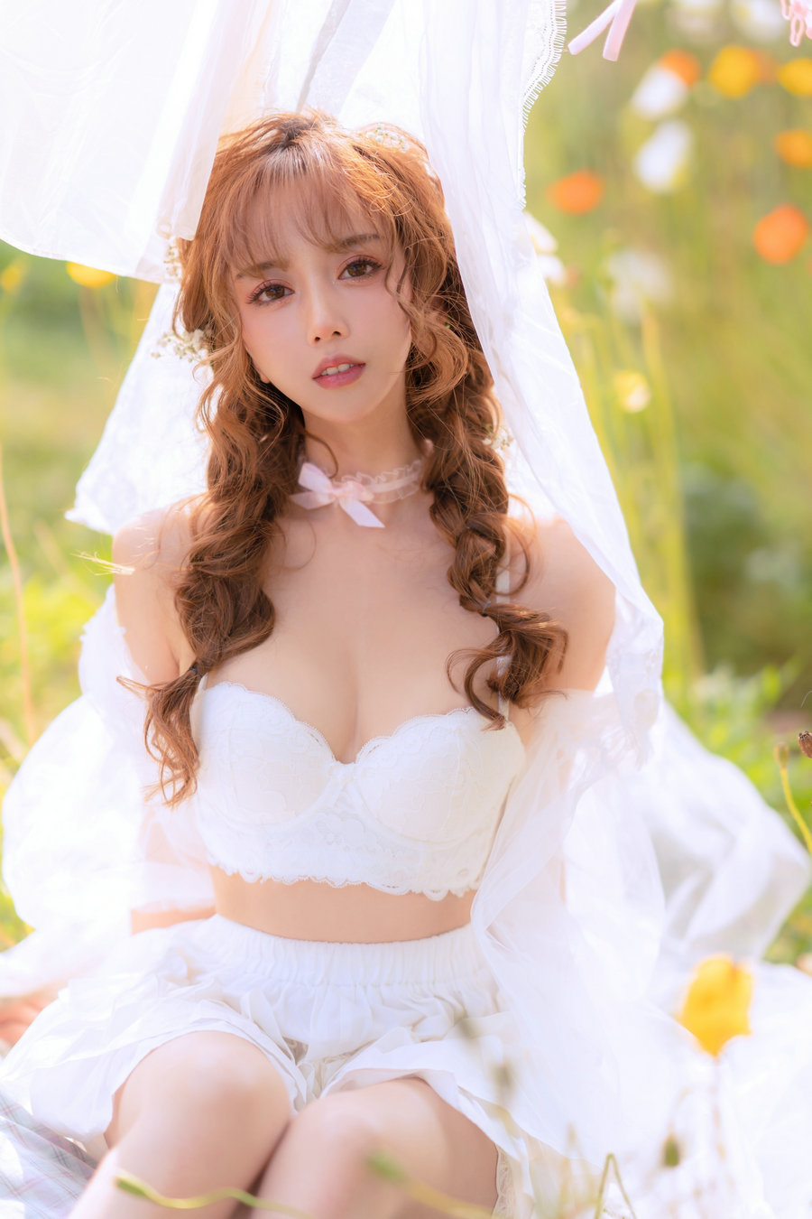 斗鱼米线线sama写真 - 夏日限定 晒衣服 [41P-68MB]