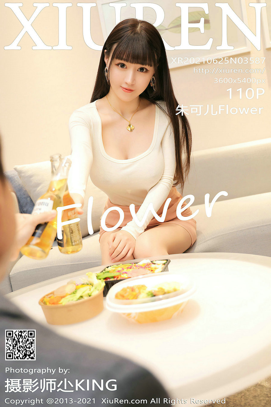 [秀人美媛馆] 2021.06.25 No.3587 朱可儿Flower [110P1.04GB]