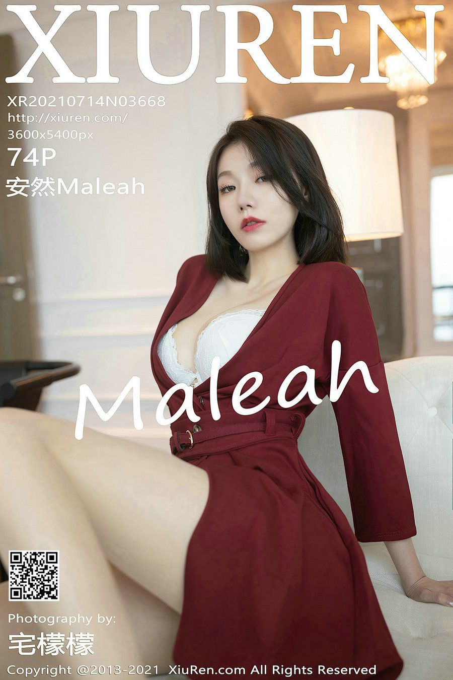 [秀人美媛馆] 2021.07.14 No.3668 安然Maleah [74P645MB]