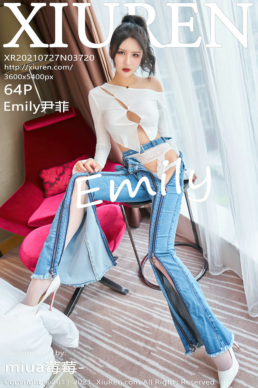 [秀人美媛馆] 2021.07.27 No.3720 Emily尹菲 [64P692MB]