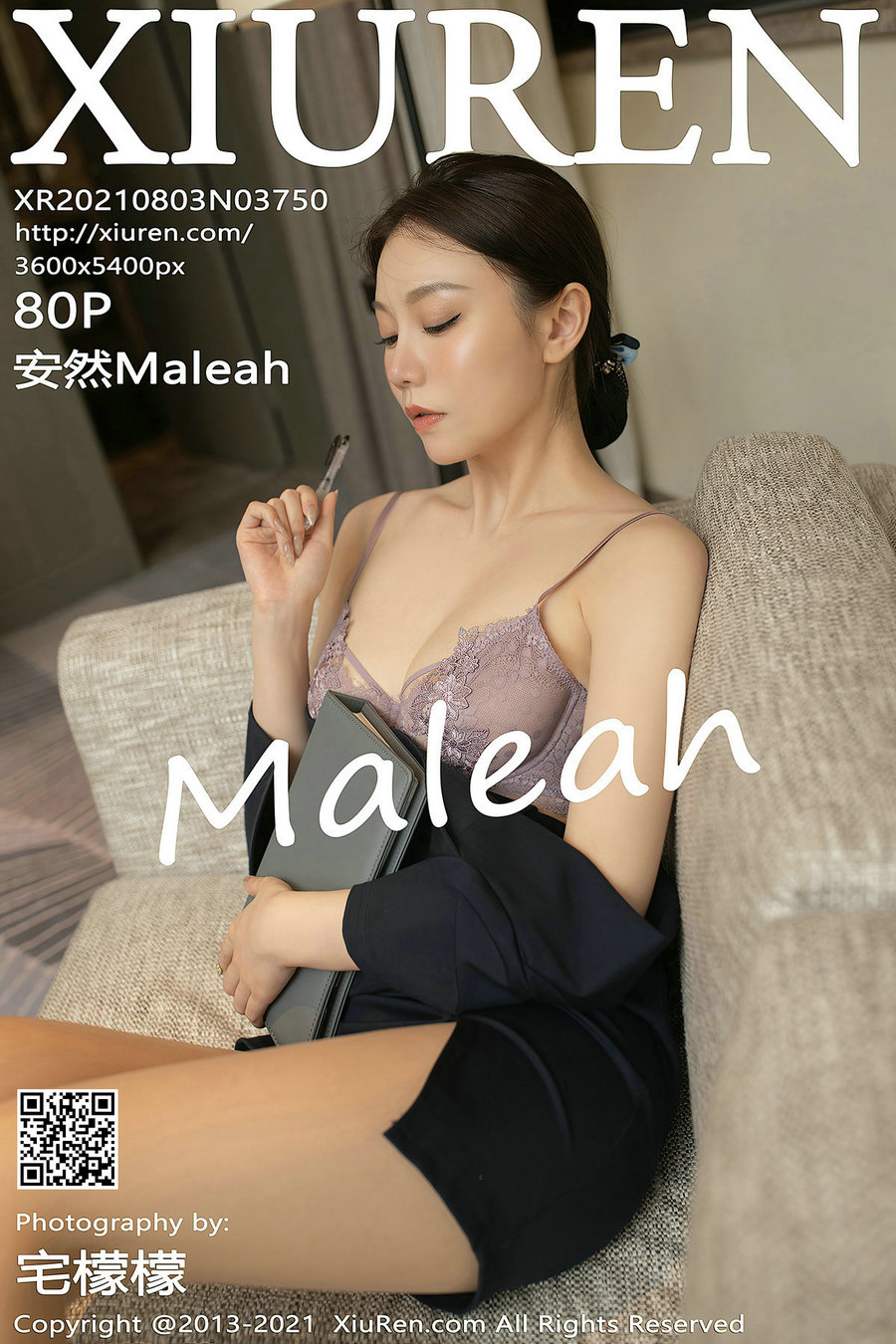 [秀人美媛馆] 2021.08.03 No.3750 安然Maleah [80P799MB]