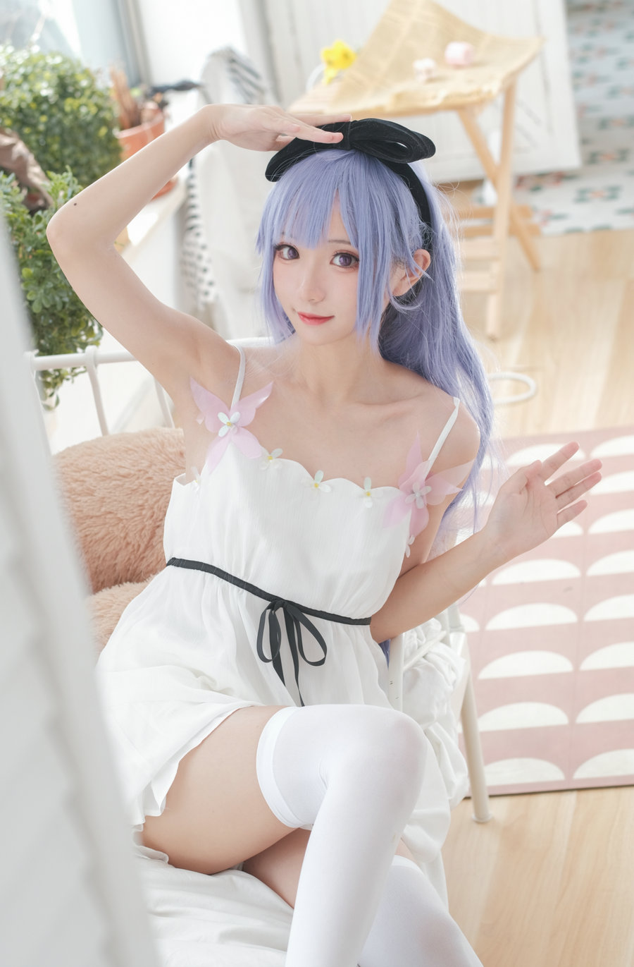 花柒Hana - 独角兽清凉阅读时光 [20P-81MB]
