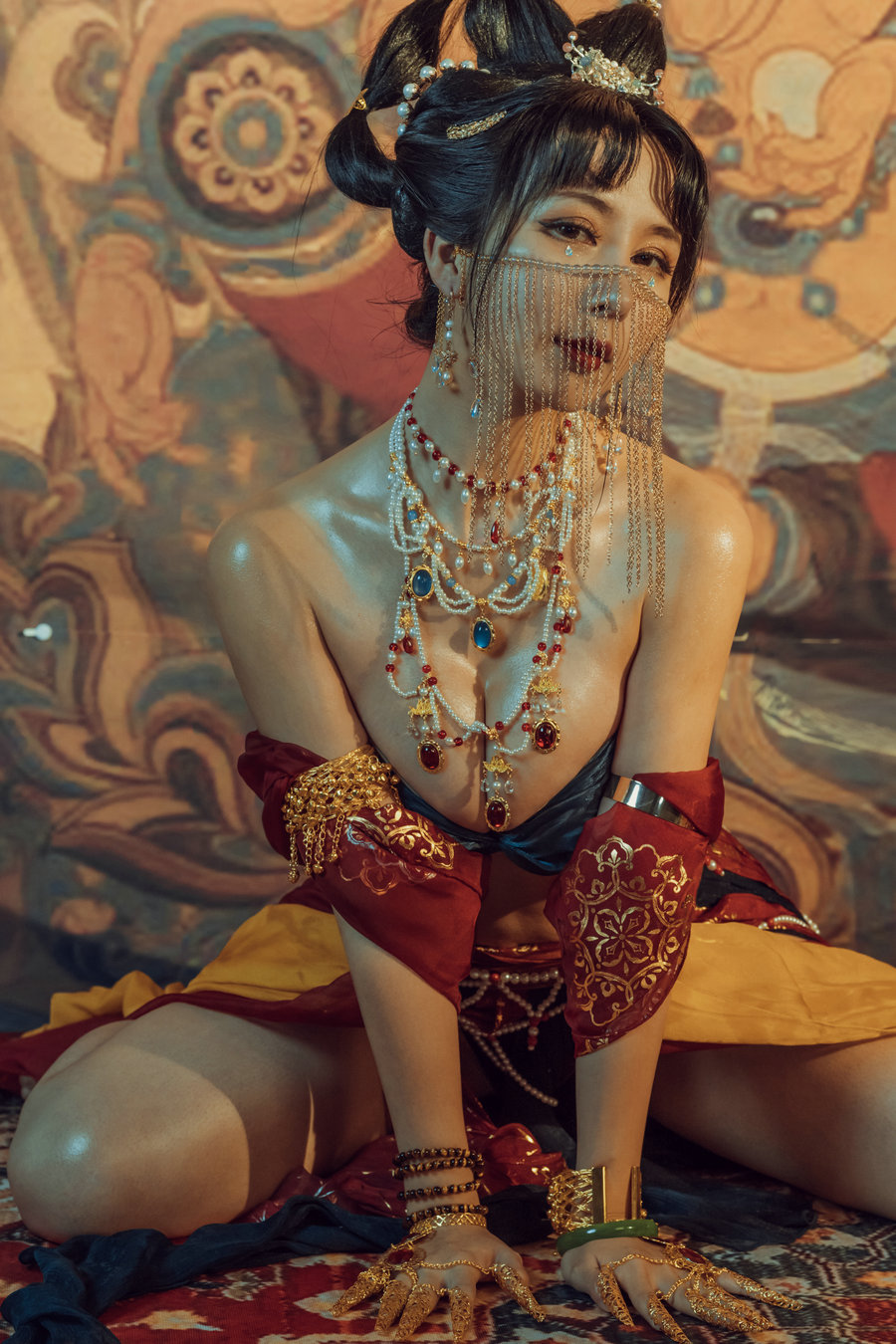 Peach milky - Dunhuang Feitian [45P-518MB]