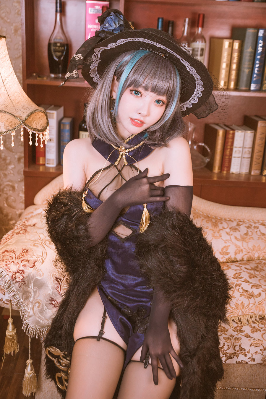 宫本桜 - 柴郡旗袍 音乐绚烂CaitSith [20P-409MB]