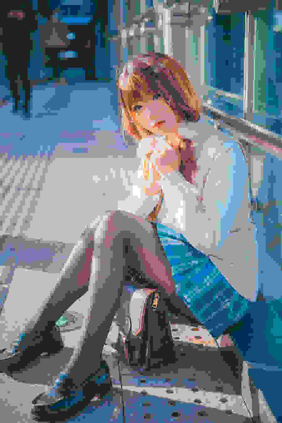 Cos小姐姐雪琪 - JK夕阳 [25P-355MB]