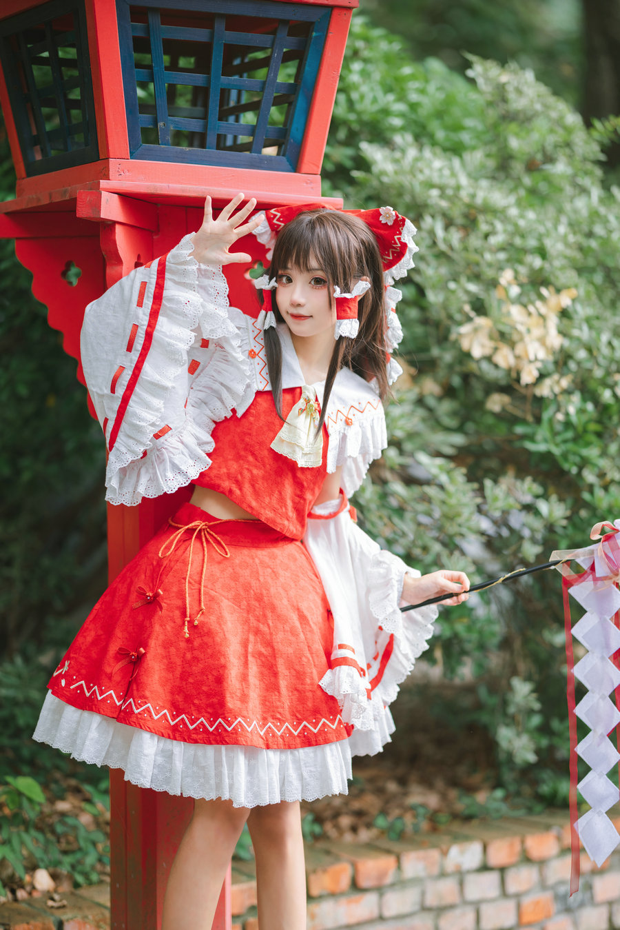 花柒Hana - 森森仙短款灵梦 [15P-280MB]