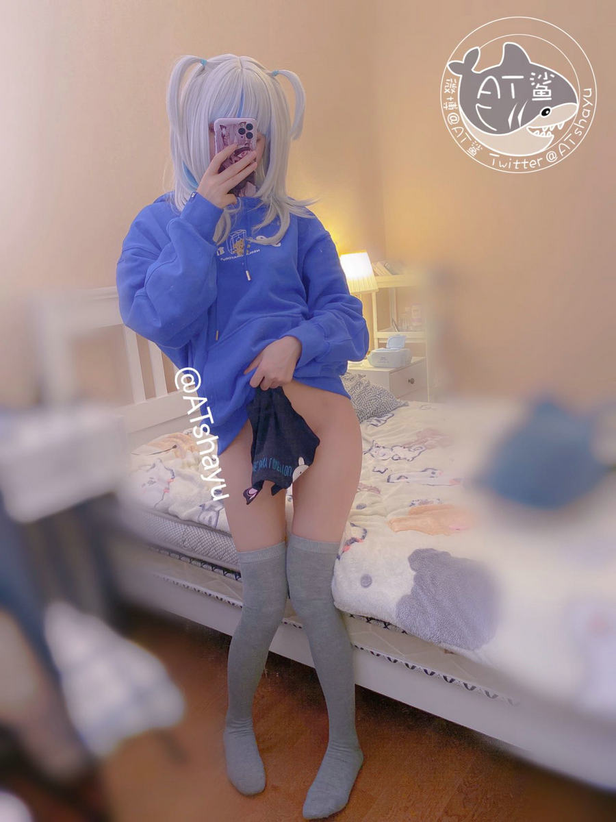 AT鲨 - 蓝色上衣 [25P-5MB]
