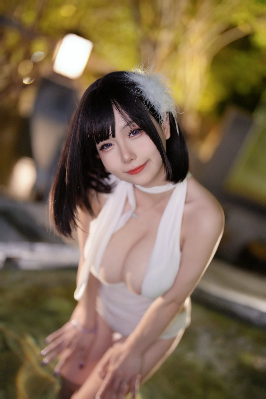 末夜787 - 白色泳装 [23P1V-743MB]