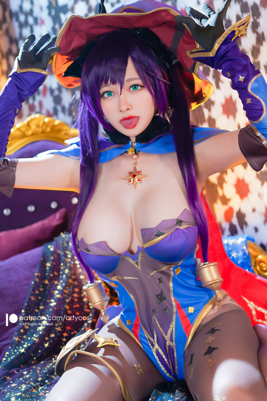 COS妹子Arty亞緹 - Genshin Mona [30P-157MB]