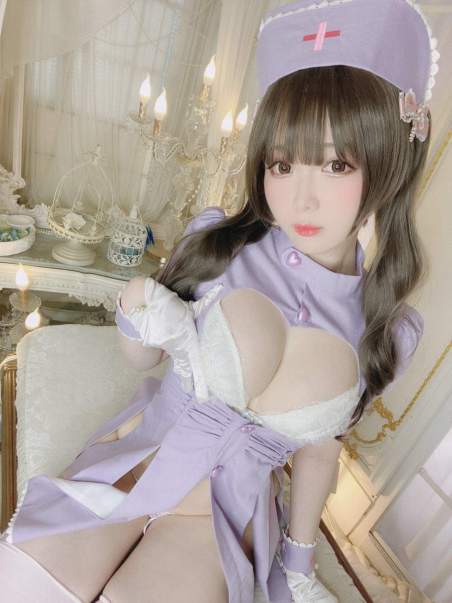 微博妹纸霜月shimo - 紫护士 [20P-130MB]