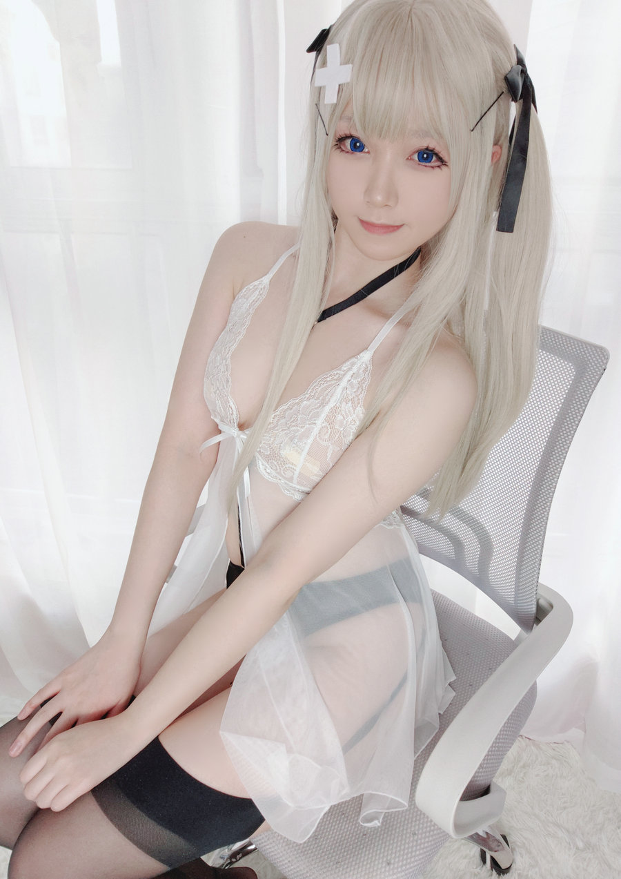 Asagiriai 愛ちゃん - 情人節睡裙 [27P-171MB]