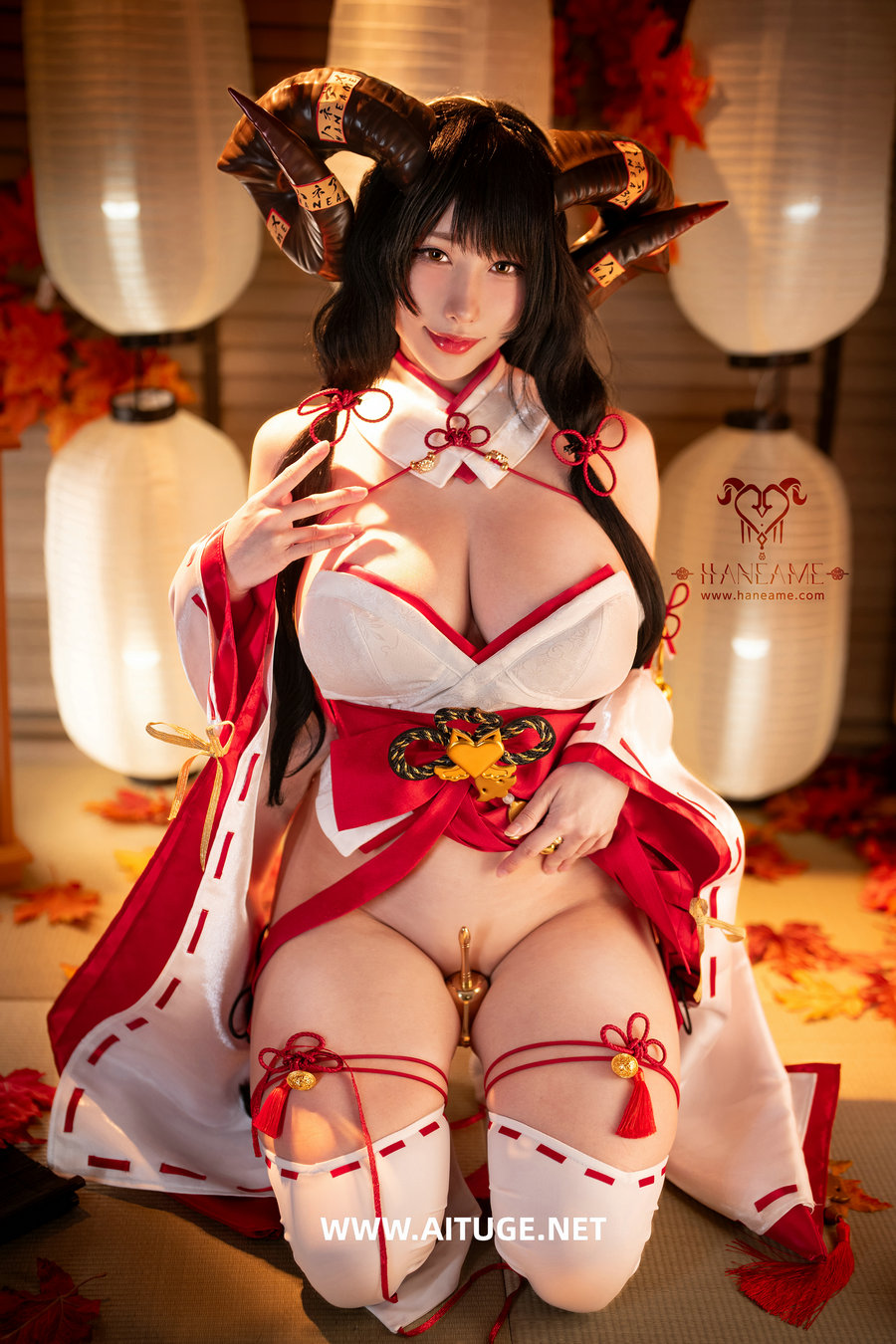 Hane Ame 雨波写真 - Lustful Goat Miko 邪羊巫女 [88P-507MB]