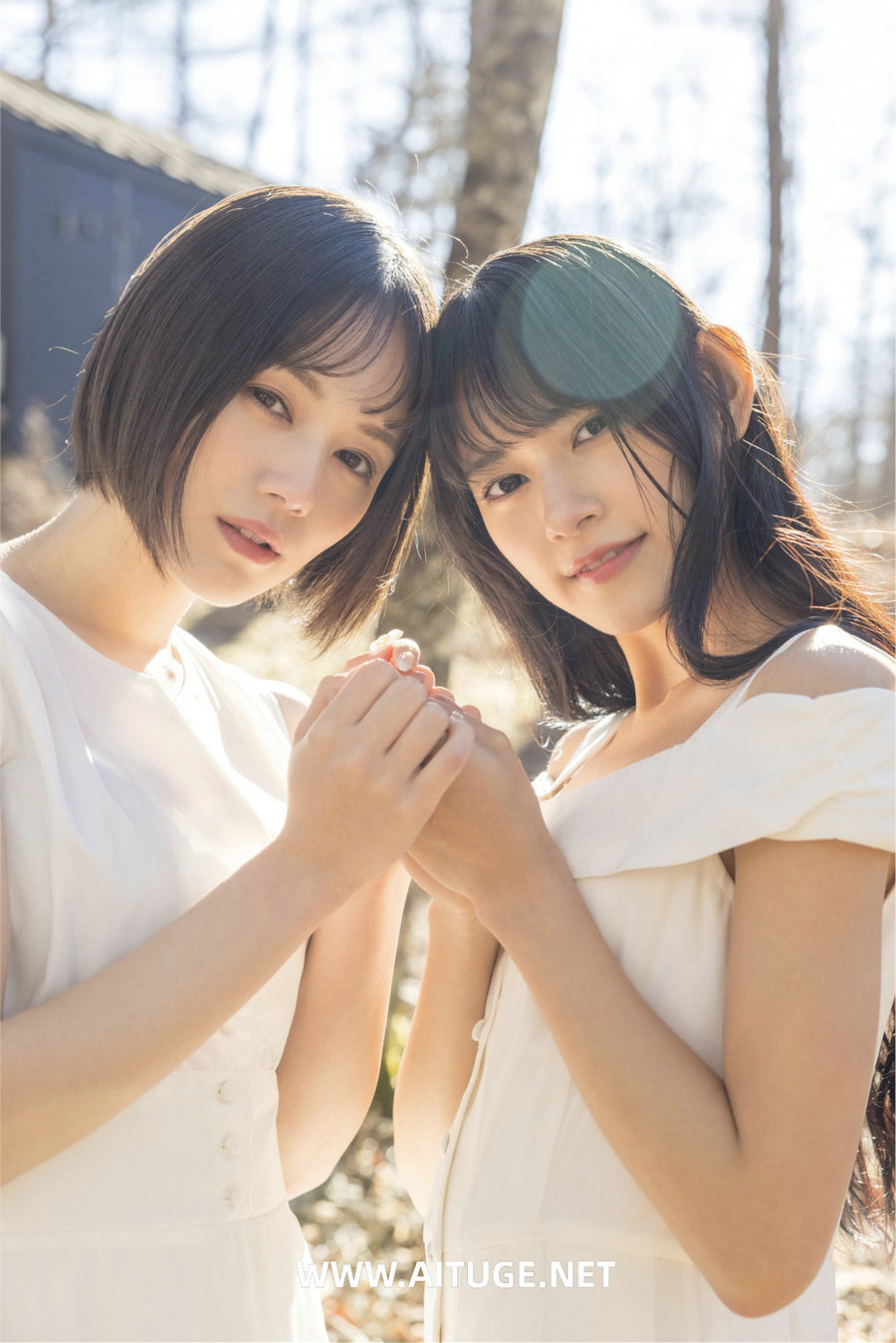 涼森れむ x 八掛うみ - Girl Loving Girl [58P35MB]