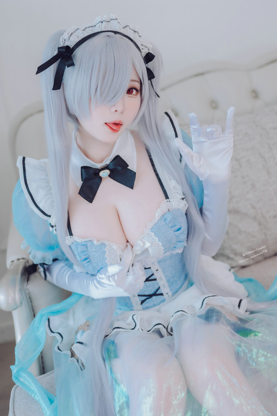 微博妹纸霜月shimo - Cinderella Maid [32P-38MB]
