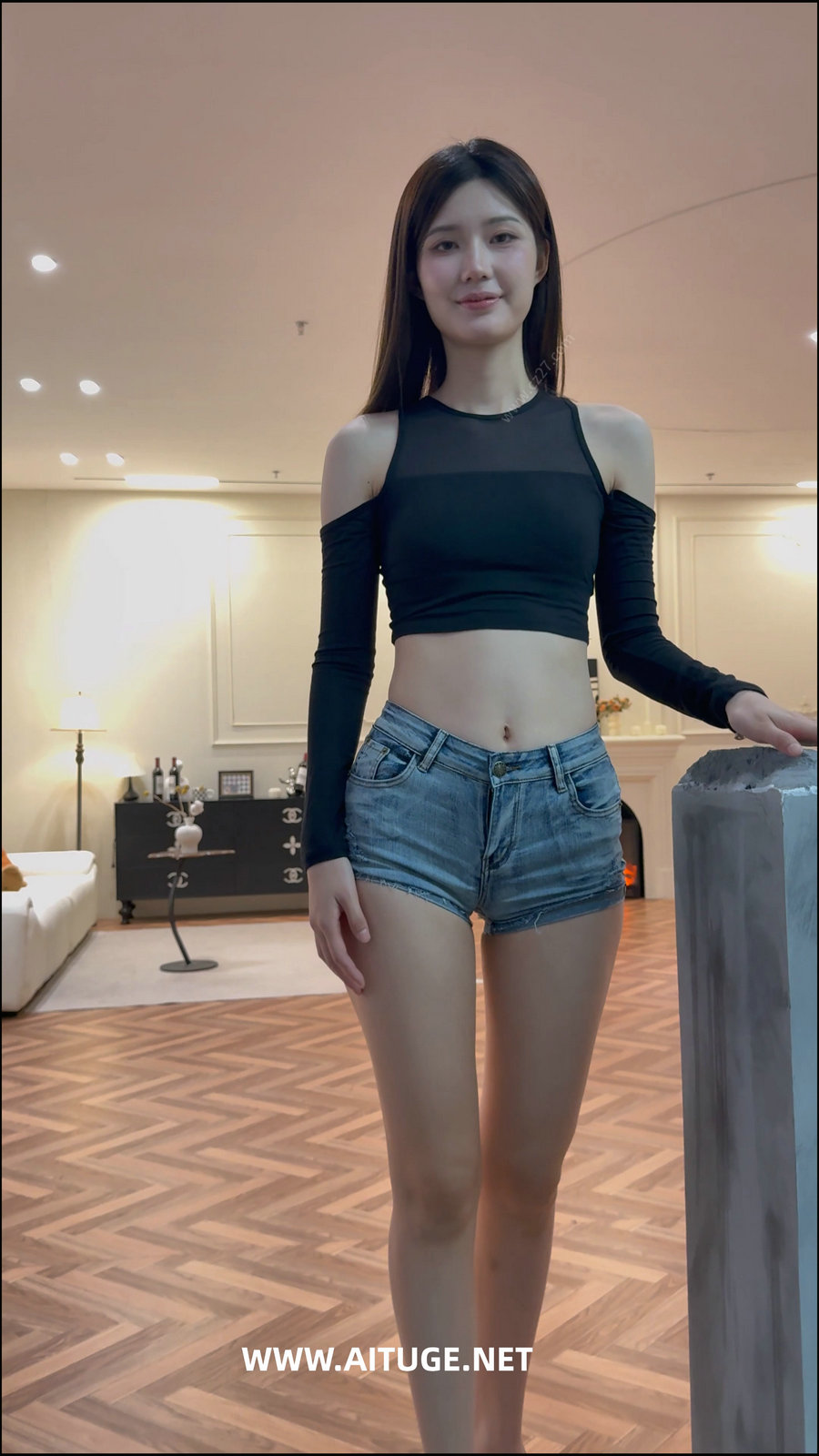 精选街拍视频 No.10475 橙子摄影 - 长腿辣妹营业日（中）[MP4-4.04GB]