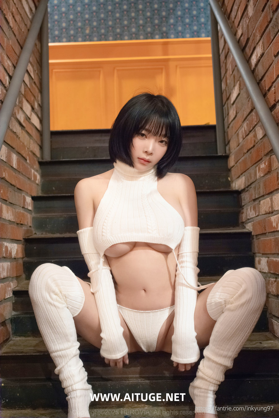 姜仁卿 Kang In-kyung - white sweater [14P1V-288MB]