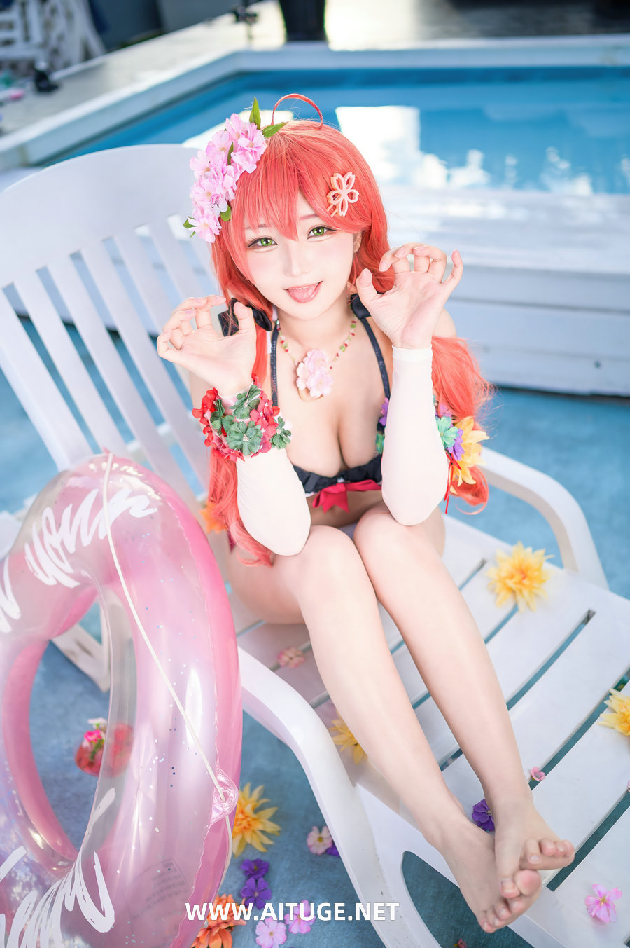 花梨Hanari - 樱巫女比基尼 [19P-510MB]