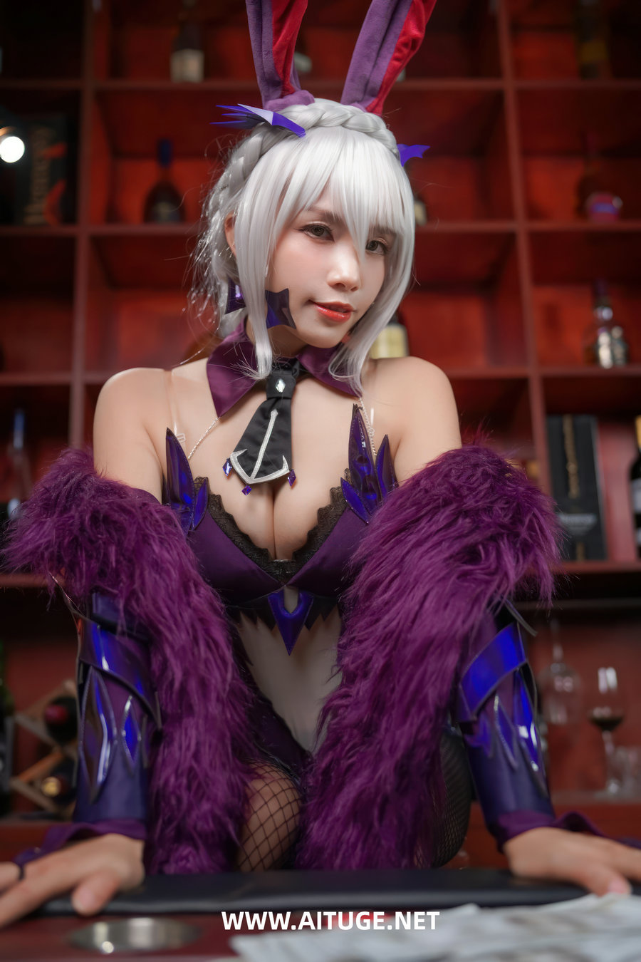 Neko-薇薇 - FGO 黑枪呆兔女郎 [18P-130MB]