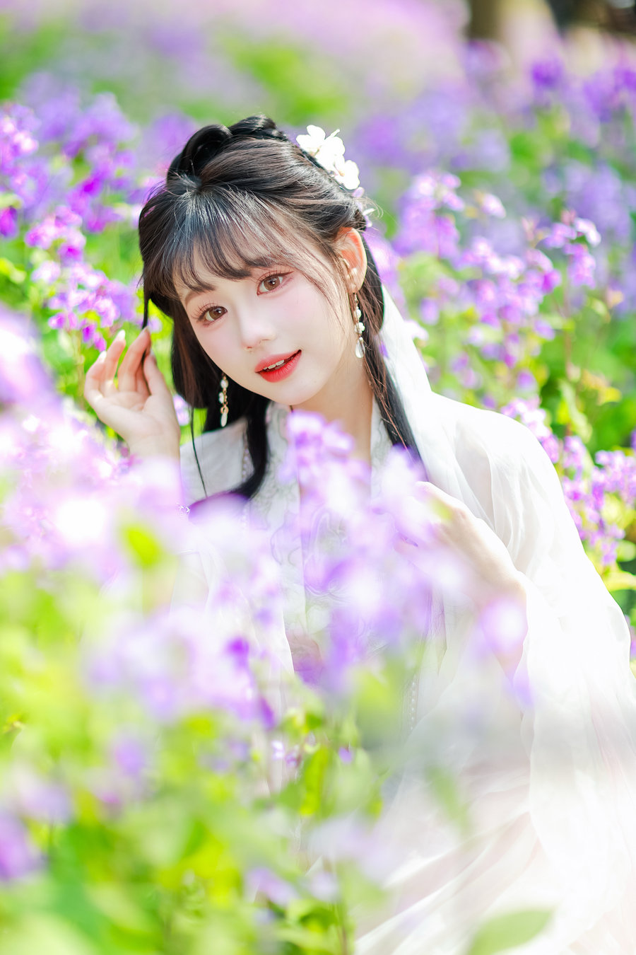 [YITUYU]艺图语 2026.04.04 二月兰️白汉服 坠入紫色雾境的国风仙女 夏美 [67P-988MB] ...