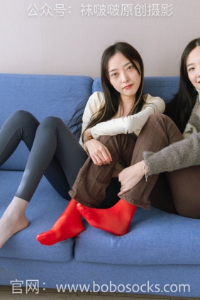 BoBoSocks袜啵啵 No.166 小甜豆稚予-板鞋、运动鞋、高跟鞋、白棉袜、蓝丝 [218P