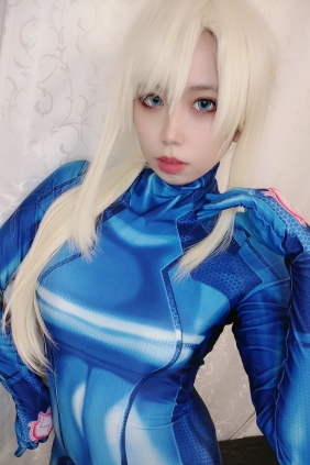 (Cosplay) [にゃまたにえん (にゃま)] ローションぬるぬるゼロスーツサムス