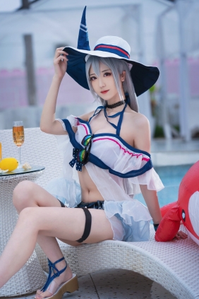 小姐姐弥音音ww - 明日方舟 斯卡蒂泳装 [24P-316MB]