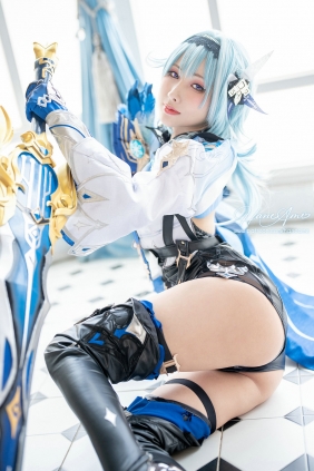 Hane Ame 雨波写真 - GenshinImpact EULA 優拉 [48P1V-229MB]