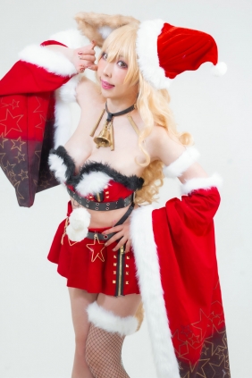 (Cosplay) [KURUPIKA (桃色れく)] 鈴鹿サンタとえちえち♡セクシー