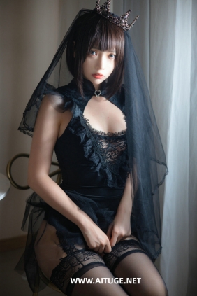 疯猫ss - 黑色婚纱 [40P-429MB]