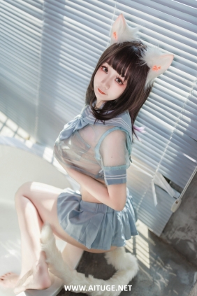 阿雪雪 - 蓝色JK [56P-968MB]