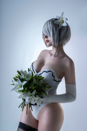 国外美女SayaTheFox - 2B Floral [10P-131MB]