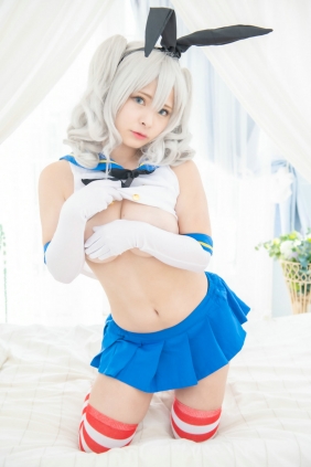 (Cosplay) (C97) [ゆこりーむちゃんず (春野ゆこ)] 鹿島にコスプレさせてプールデ...