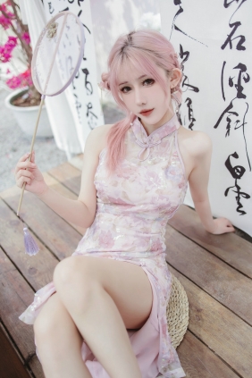 仙女月 - 粉色旗袍 [20P-170MB]