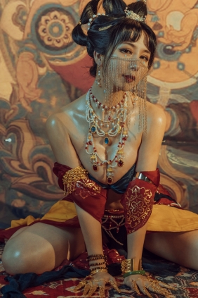 Peach milky - Dunhuang Feitian [45P-518MB]