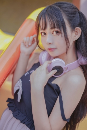 大眼萌妹黑猫猫OvO - pink [21P-256MB]