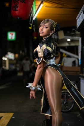 [Cosplay] [nonsummerjack] non - Taiwan Black Chun-Li 台湾黒春麗 [87P167MB]