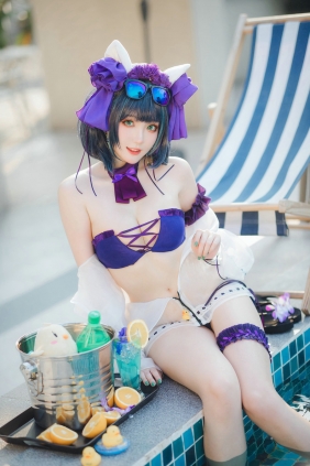 Coser瓜希酱福利 - 柴郡泳装 [32P-66MB]