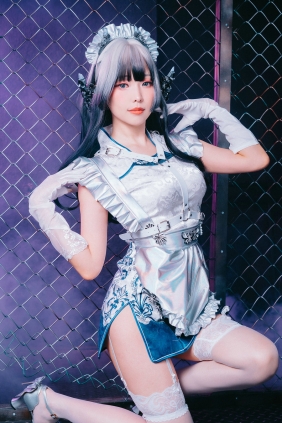 Ely_eee(ElyEE子) - 賽博女僕 青輝石 [28P-60MB]