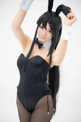 (Cosplay) [CherryS (尊みを感じて桜井)] さくらい先輩はバニーガール姿の夢を見せ...