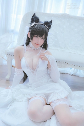 萌妹子Nyako喵子 - 爱宕婚纱 [62P-191MB]