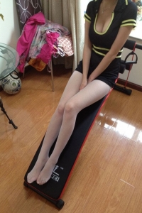 健身房白色网袜写真 [11P]