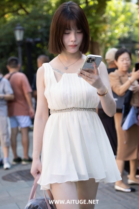 精选街拍视频 No.10538 甜美气质白色裙装 [114P-824MB]