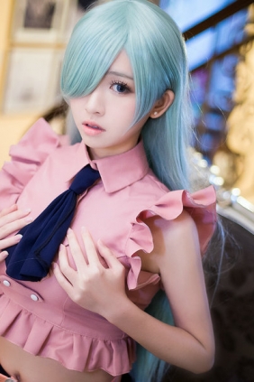 《七原罪》伊丽莎白超性感短裙Cosplay [13P-14MB]